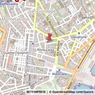Mappa Via dei Fiorentini, 10, 80133 Napoli, Napoli (Campania)