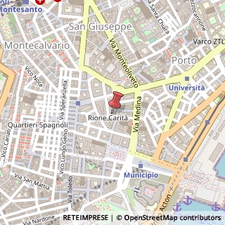 Mappa Via San Tommaso d'Aquino, 36, 80133 Napoli, Napoli (Campania)