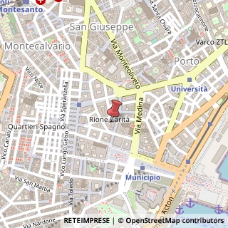 Mappa Via San Tommaso d'Aquino, 20, 80133 Napoli, Napoli (Campania)