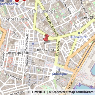 Mappa Via del carretto ferdinando, 80133 Napoli, Napoli (Campania)