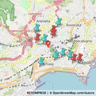 Mappa Via Andrea Vaccaro, 80129 Napoli NA, Italia (0.8975)