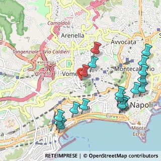 Mappa Via Andrea Vaccaro, 80129 Napoli NA, Italia (1.32842)