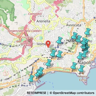 Mappa Via Andrea Vaccaro, 80129 Napoli NA, Italia (1.4695)