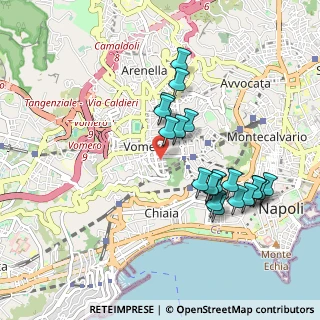Mappa Via Andrea Vaccaro, 80129 Napoli NA, Italia (0.991)