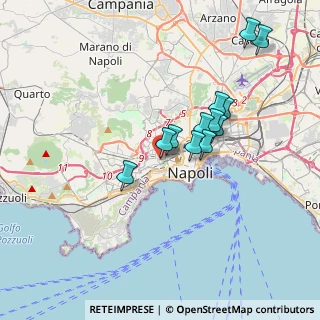 Mappa Via Andrea Vaccaro, 80129 Napoli NA, Italia (3.31167)