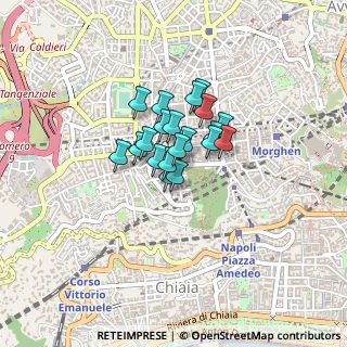 Mappa Via Andrea Vaccaro, 80131 Napoli NA, Italia (0.254)