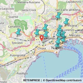Mappa Via Andrea Vaccaro, 80129 Napoli NA, Italia (1.92692)