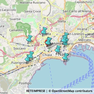 Mappa Via Andrea Vaccaro, 80131 Napoli NA, Italia (1.48545)