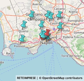 Mappa Via Andrea Vaccaro, 80129 Napoli NA, Italia (5.18571)