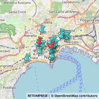 Mappa Via Portacarrese a Montecalvario, 80134 Napoli NA, Italia (1.0335)