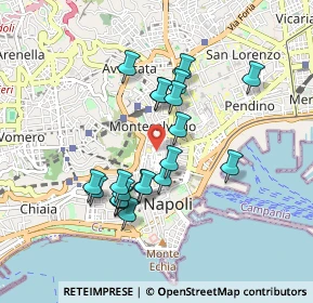 Mappa Via Portacarrese a Montecalvario, 80134 Napoli NA, Italia (0.8305)
