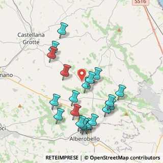 Mappa SP 96, 70011 Alberobello BA, Italia (4.3025)