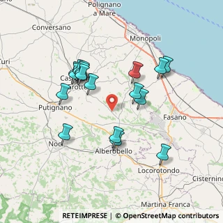 Mappa SP 96, 70011 Alberobello BA, Italia (7.41824)