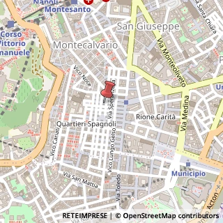 Mappa Via Montecalvario, 15, 80134 Napoli, Napoli (Campania)
