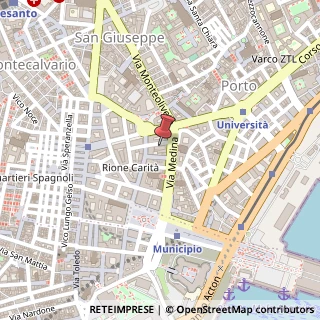 Mappa Via dei Fiorentini, 21, 80133 Napoli, Napoli (Campania)