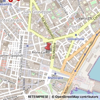 Mappa Via San Tommaso d'Aquino, 33, 80133 Napoli, Napoli (Campania)