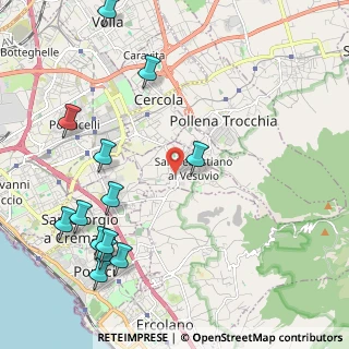 Mappa Masseria Cangiano, 80040 San Sebastiano Al Vesuvio NA, Italia (2.87154)