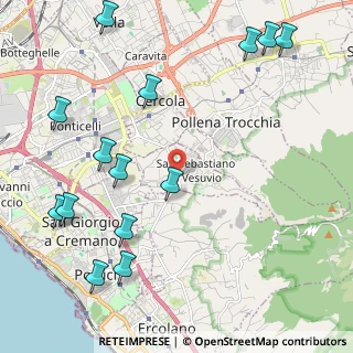 Mappa Masseria Cangiano, 80040 San Sebastiano Al Vesuvio NA, Italia (2.98071)