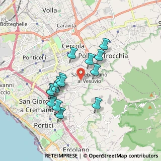 Mappa Masseria Cangiano, 80040 San Sebastiano Al Vesuvio NA, Italia (1.73933)