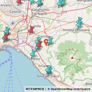 Mappa Masseria Cangiano, 80040 San Sebastiano Al Vesuvio NA, Italia (6.2795)