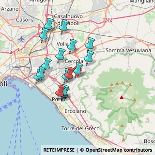 Mappa Masseria Cangiano, 80040 San Sebastiano Al Vesuvio NA, Italia (3.49938)