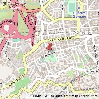 Mappa Via Belvedere, 204, 80127 Napoli, Napoli (Campania)