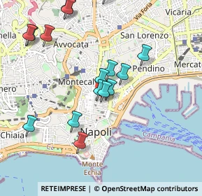 Mappa Piazza Carità, 80134 Napoli NA, Italia (1.07125)