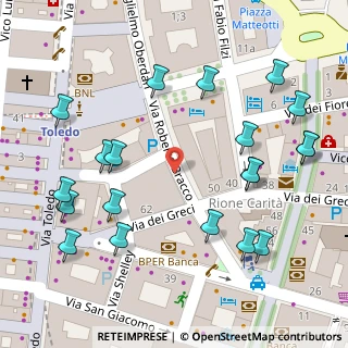 Mappa Piazza Carità, 80134 Napoli NA, Italia (0.0835)