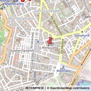 Mappa Via San Tommaso d'Aquino, 44, 80133 Napoli, Napoli (Campania)