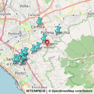 Mappa Via Plinio, 80040 San Sebastiano Al Vesuvio NA, Italia (2.36083)