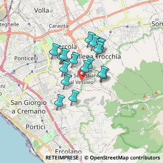 Mappa Via Plinio, 80040 San Sebastiano Al Vesuvio NA, Italia (1.40176)