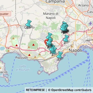 Mappa Via delle Messi, 80126 Napoli NA, Italia (3.07765)