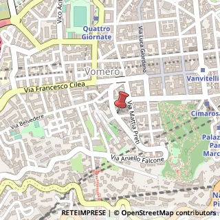 Mappa Via Aniello Falcone, 51, 80127 Napoli, Napoli (Campania)
