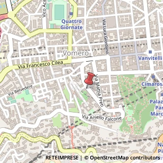 Mappa Via Aniello Falcone, 52, 80127 Napoli, Napoli (Campania)