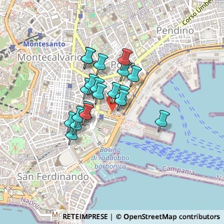 Mappa Piazza Municipio, 80133 , 80133 (0.3445)