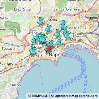 Mappa Via Suor Orsola, 80132 Napoli NA, Italia (1.27)
