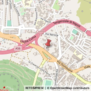 Mappa Via Domitiana, 90, 80078 Pozzuoli, Napoli (Campania)