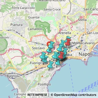 Mappa Via Tevere, 80126 Napoli NA, Italia (1.42947)