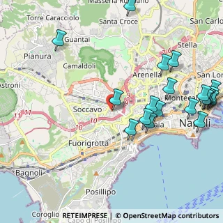 Mappa Via Tevere, 80126 Napoli NA, Italia (2.862)