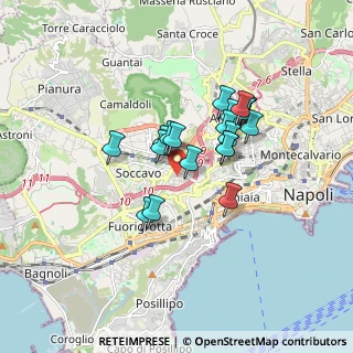 Mappa Via Tevere, 80126 Napoli NA, Italia (1.415)