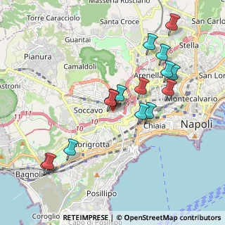 Mappa Via Tevere, 80126 Napoli NA, Italia (2.086)
