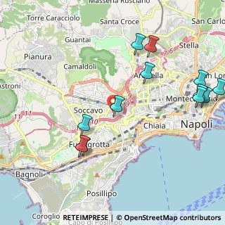 Mappa Via Tevere, 80126 Napoli NA, Italia (2.64917)