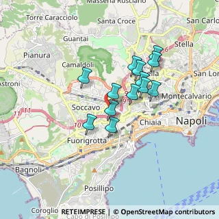 Mappa Via Tevere, 80126 Napoli NA, Italia (1.41)