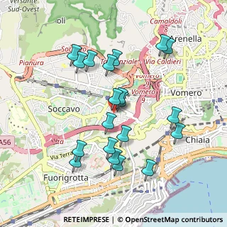Mappa Via Tevere, 80126 Napoli NA, Italia (0.9845)