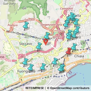 Mappa Via Tevere, 80126 Napoli NA, Italia (1.345)