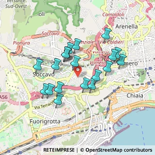 Mappa Via Tevere, 80126 Napoli NA, Italia (0.8515)