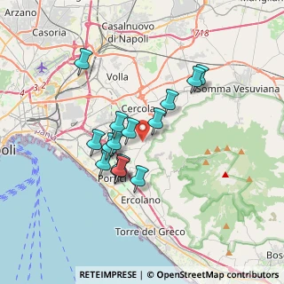 Mappa Via Masseria Monaco Aiello, 80040 San Sebastiano Al Vesuvio NA, Italia (3.07067)