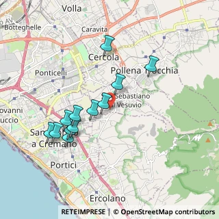 Mappa Via Masseria Monaco Aiello, 80040 San Sebastiano Al Vesuvio NA, Italia (1.90167)
