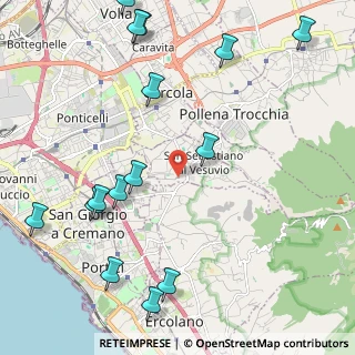 Mappa Via Masseria Monaco Aiello, 80040 San Sebastiano Al Vesuvio NA, Italia (3.00133)