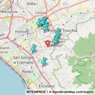 Mappa Via Masseria Monaco Aiello, 80040 San Sebastiano Al Vesuvio NA, Italia (1.61)